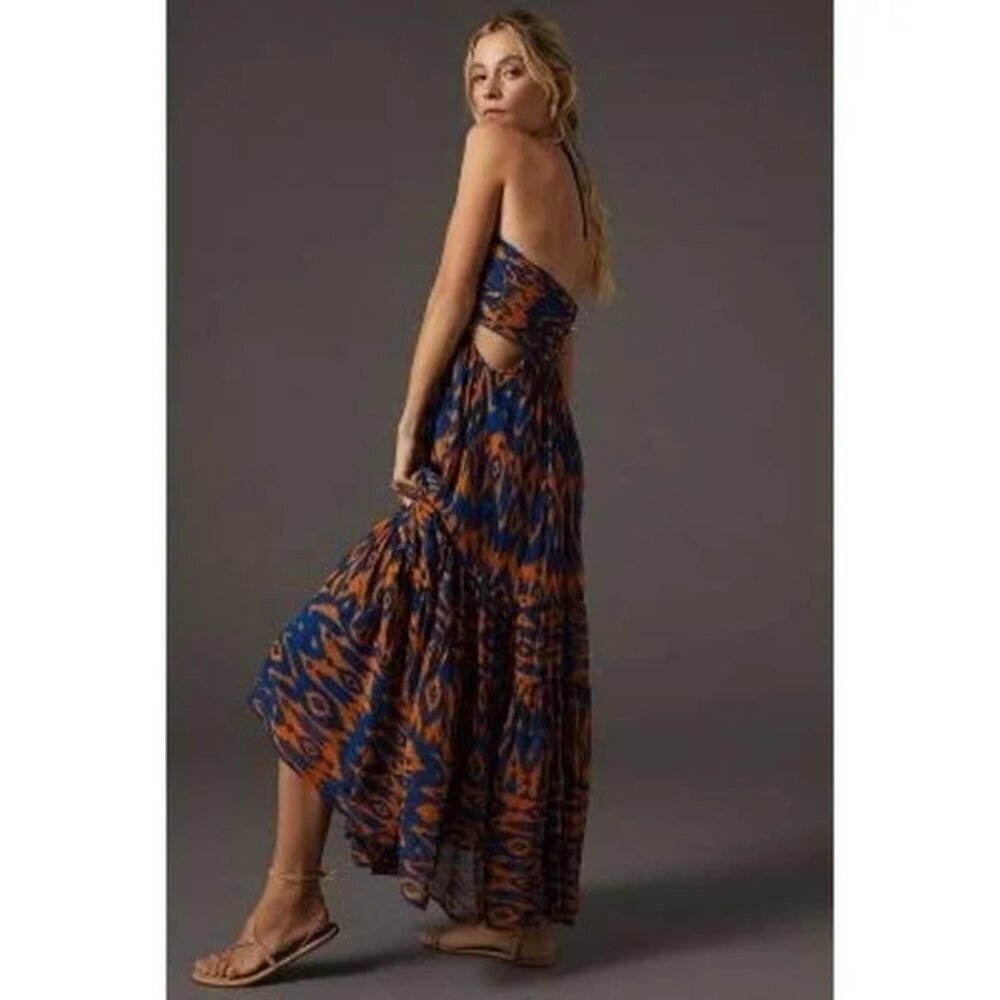 Anthro Verb by Pallavi Singhee Cut-Out Maxi Dress -NWT - Picture 3 of 10